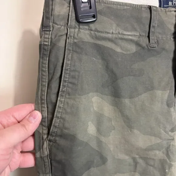 Abercrombie & Fitch Men's Langdon Slim Fit Stretch Cargo Pants Camouflage 26x30 - Picture 3 of 7